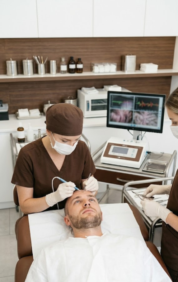 Advanced DHI and FUE clinical procedure at LHTC